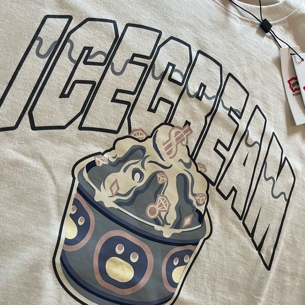 ICECREAM 🍦men’s toppings ss t shirt size M in a white / cream color NWT 🍭 - Picture 12 of 13